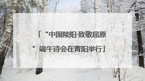 “中国陵阳·致敬屈原”端午诗会在青阳举行