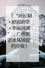 “河长制+碧道碧带+幸福河湖”，广州推进水环境提档升级