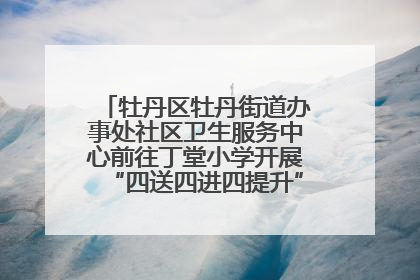 牡丹区牡丹街道办事处社区卫生服务中心前往丁堂小学开展“四送四进四提升”及无烟日宣传活动
