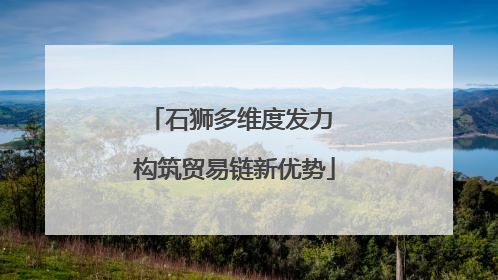 石狮多维度发力 构筑贸易链新优势