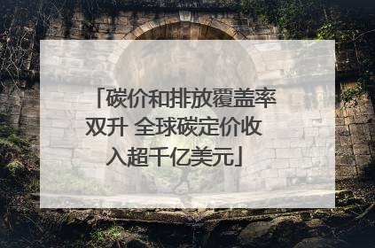碳价和排放覆盖率双升 全球碳定价收入超千亿美元