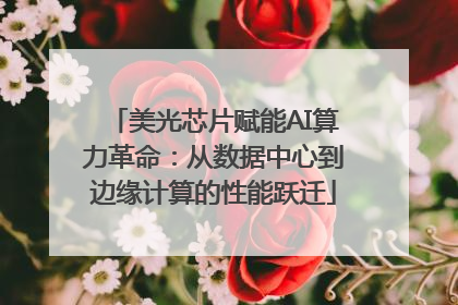 美光芯片赋能AI算力革命：从数据中心到边缘计算的性能跃迁