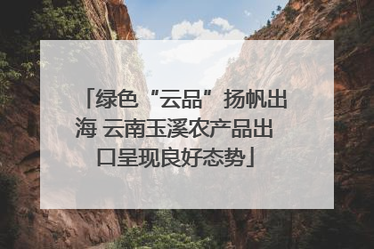 绿色“云品”扬帆出海 云南玉溪农产品出口呈现良好态势