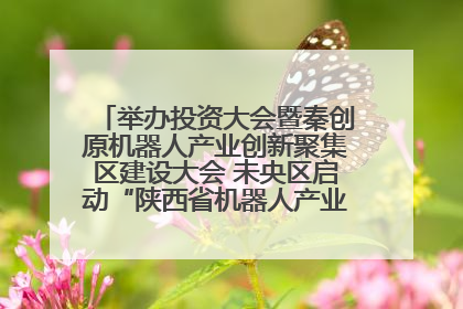 举办投资大会暨秦创原机器人产业创新聚集区建设大会 未央区启动“陕西省机器人产业聚集区”建设