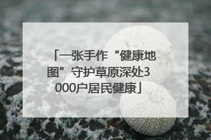 一张手作“健康地图”守护草原深处3000户居民健康