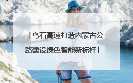 乌石高速打造内蒙古公路建设绿色智能新标杆