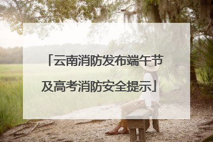 云南消防发布端午节及高考消防安全提示