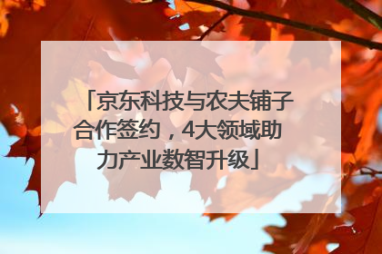 京东科技与农夫铺子合作签约，4大领域助力产业数智升级