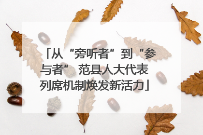 从“旁听者”到“参与者” 范县人大代表列席机制焕发新活力