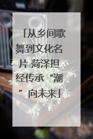 从乡间歌舞到文化名片 菏泽担经传承“潮”向未来