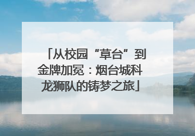 从校园“草台”到金牌加冕：烟台城科龙狮队的铸梦之旅