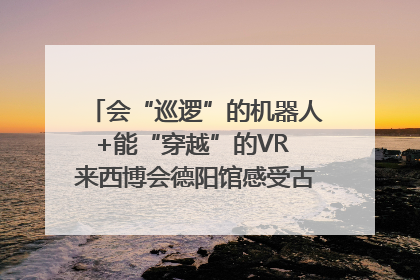 会“巡逻”的机器人+能“穿越”的VR 来西博会德阳馆感受古蜀文明与现代智造的时空对话｜西博视界