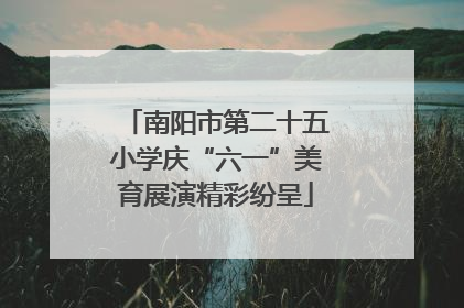 南阳市第二十五小学庆“六一”美育展演精彩纷呈
