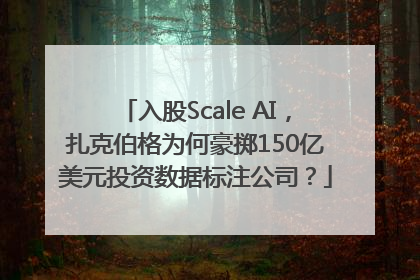 入股Scale AI，扎克伯格为何豪掷150亿美元投资数据标注公司？