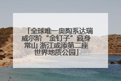 全球唯一奥陶系达瑞威尔阶“金钉子”藏身常山 浙江或添第二座世界地质公园