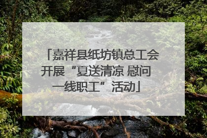 嘉祥县纸坊镇总工会开展“夏送清凉 慰问一线职工”活动