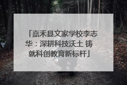 嘉禾县文家学校李志华：深耕科技沃土 铸就科创教育新标杆