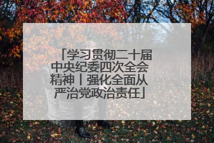 学习贯彻二十届中央纪委四次全会精神丨强化全面从严治党政治责任
