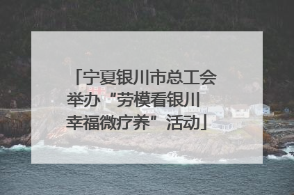 宁夏银川市总工会举办“劳模看银川 幸福微疗养”活动