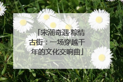 宋潮奇遇·粽情古街：一场穿越千年的文化交响曲