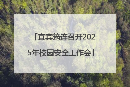 宜宾筠连召开2025年校园安全工作会