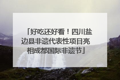 好吃还好看！四川盐边县非遗代表性项目亮相成都国际非遗节
