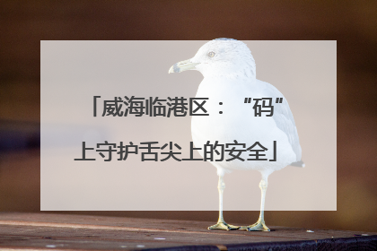 威海临港区：“码”上守护舌尖上的安全