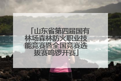 山东省第四届国有林场森林防火职业技能竞赛暨全国竞赛选拔赛鸣锣开赛