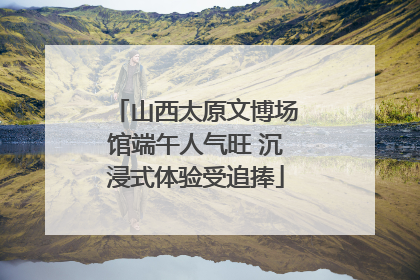 山西太原文博场馆端午人气旺 沉浸式体验受追捧