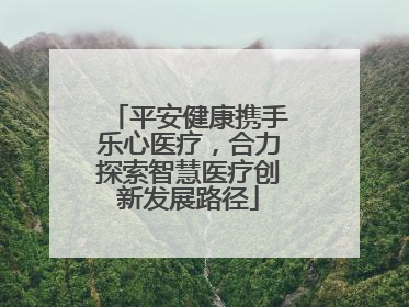 平安健康携手乐心医疗，合力探索智慧医疗创新发展路径