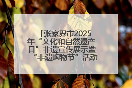 张家界市2025年“文化和自然遗产日”非遗宣传展示暨“非遗购物节”活动在慈利县盛大启幕