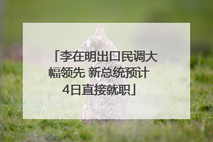 李在明出口民调大幅领先 新总统预计4日直接就职