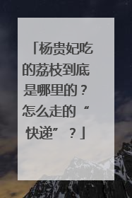 杨贵妃吃的荔枝到底是哪里的？怎么走的“快递”？