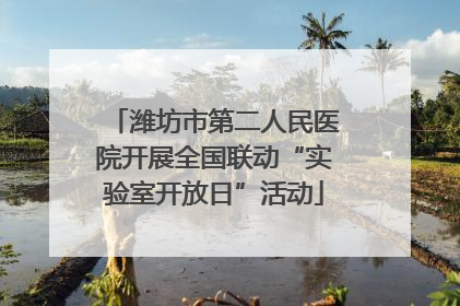 潍坊市第二人民医院开展全国联动“实验室开放日”活动