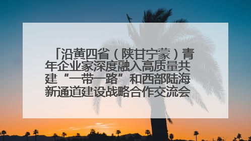 沿黄四省（陕甘宁蒙）青年企业家深度融入高质量共建“一带一路”和西部陆海新通道建设战略合作交流会在甘肃兰州召开