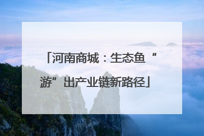河南商城：生态鱼“游”出产业链新路径
