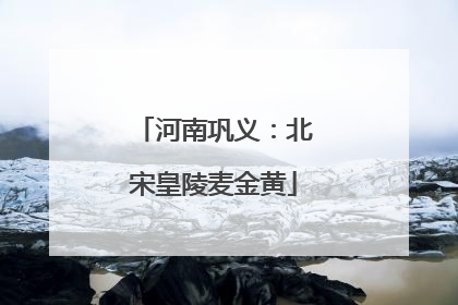 河南巩义：北宋皇陵麦金黄