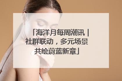 海洋月每周潮讯｜社群联动，多元场景共绘蔚蓝新章