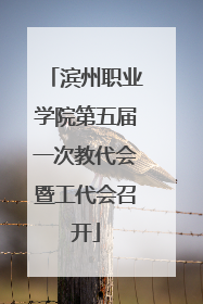 滨州职业学院第五届一次教代会暨工代会召开