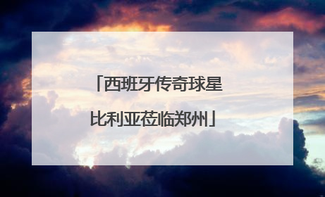 西班牙传奇球星 比利亚莅临郑州