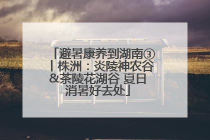 避暑康养到湖南③丨株洲：炎陵神农谷&茶陵花湖谷 夏日消暑好去处