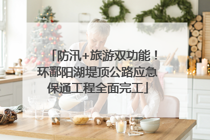 防汛+旅游双功能！环鄱阳湖堤顶公路应急保通工程全面完工