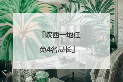 陕西一地任免4名局长