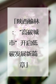 陕西榆林：“高碳城市”开启低碳发展新篇章