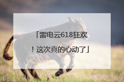 雷电云618狂欢！这次真的心动了