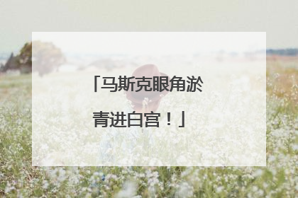 马斯克眼角淤青进白宫！