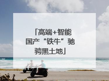 高端+智能 国产“铁牛”驰骋黑土地