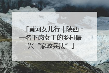 黄河女儿行｜陕西：一名下岗女工的乡村振兴“家政兵法”