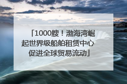 1000艘！渤海湾崛起世界级船舶租赁中心 促进全球贸易流动