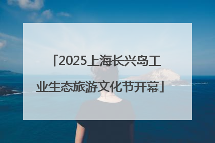2025上海长兴岛工业生态旅游文化节开幕